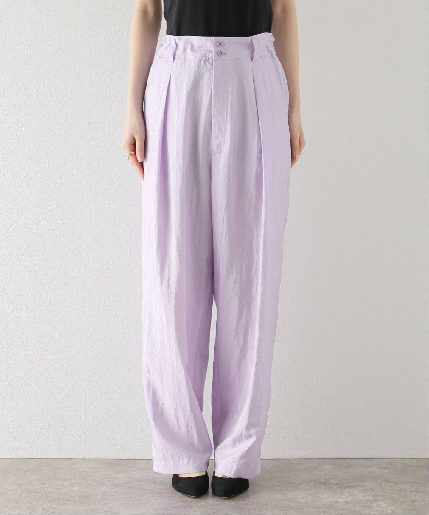 TICCA / ティッカ】シルクナイロンタックパンツ（その他パンツ  