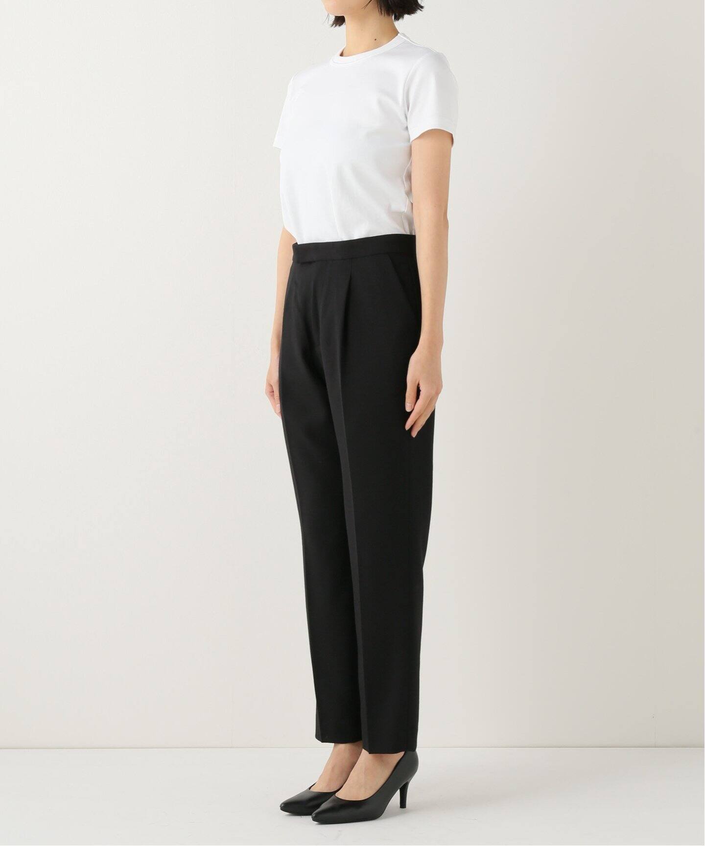 Spick and Span LI/COワイドテーパードパンツ Spick & Span（スピックアンドスパン）の「LI/COワイド