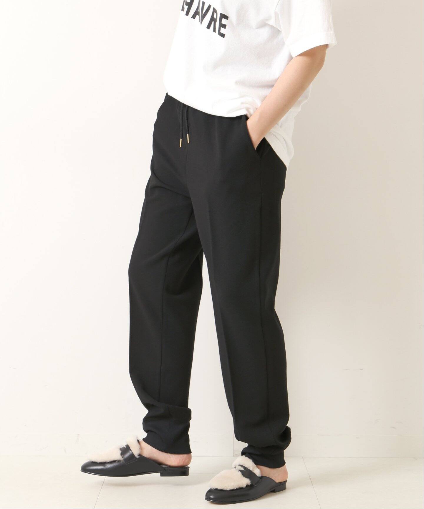 新品 Spick＆Span ジョーゼットジョッパーパンツ 紺色