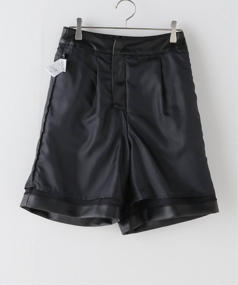 フェイクレザーショートパンツ（ショート・ハーフパンツ）｜Spick and 