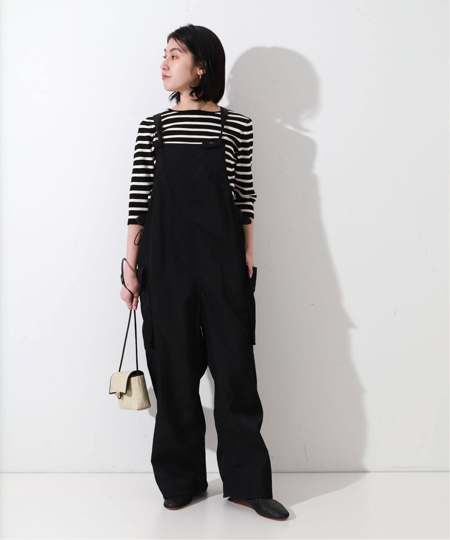 PHEENY/フィーニー】 Nylon taffeta trousers：パンツ（サロペット 