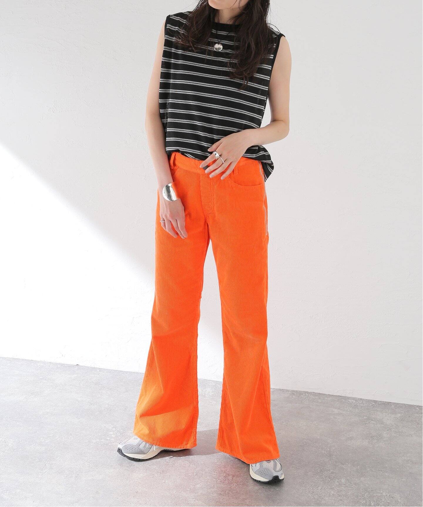 MEYAME / メヤメ】 SIDE ZIP FLARE CORDUROY（その他パンツ