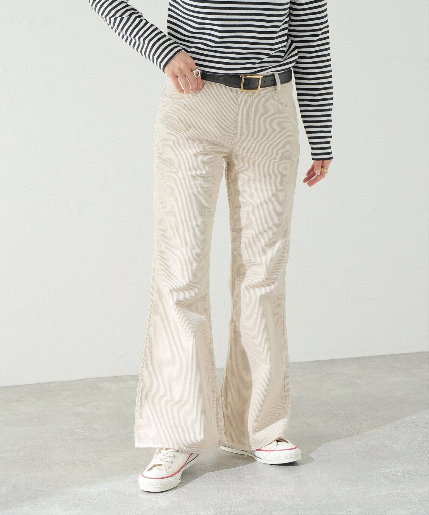 MEYAME / メヤメ】 SIDE ZIP FLARE CORDUROY（その他パンツ