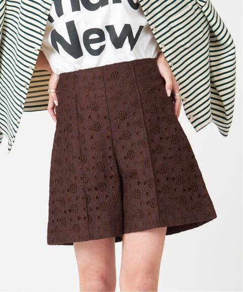 ハイウエスト レースショートパンツ U By Spick Span ユーバイスピックアンドスパン 公式のファッション通販 Baycrew S Store