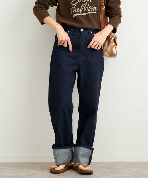 福田 麻琴 Lee Framework コラボロールアップデニムパンツ Framework フレームワーク 公式のファッション通販 Baycrew S Store