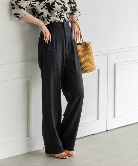 リネンハイウエストパンツ Noble ノーブル 公式のファッション通販 Baycrew S Store