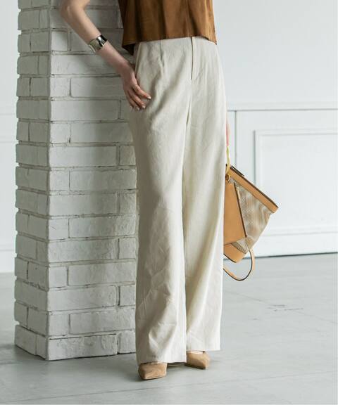 追加 リネンハイウエスト パンツ3 Noble ノーブル 公式のファッション通販 Baycrew S Store