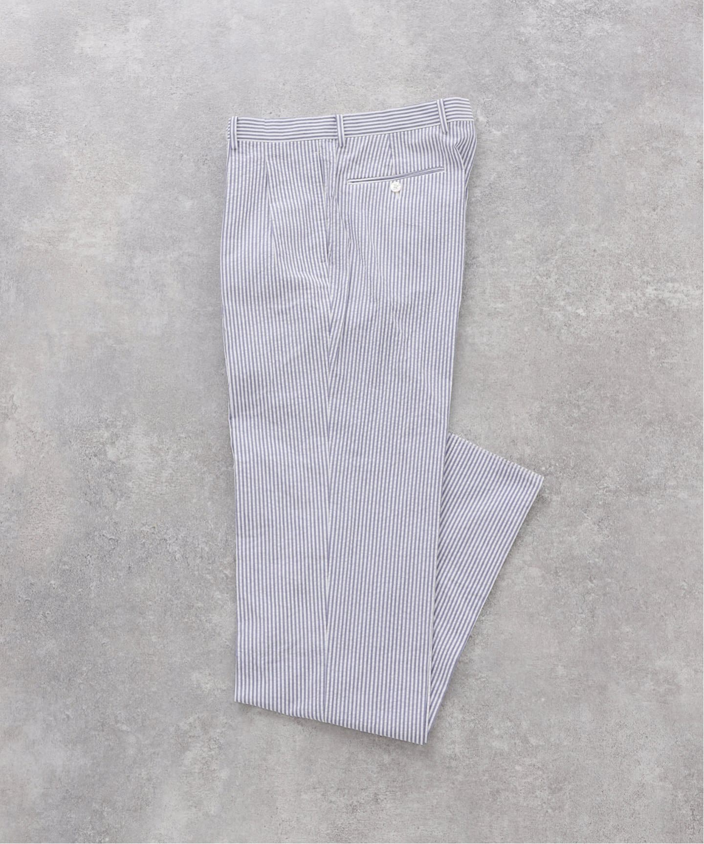 ストライプ サッカー 2タック パンツ（デニムパンツ・ジーンズ