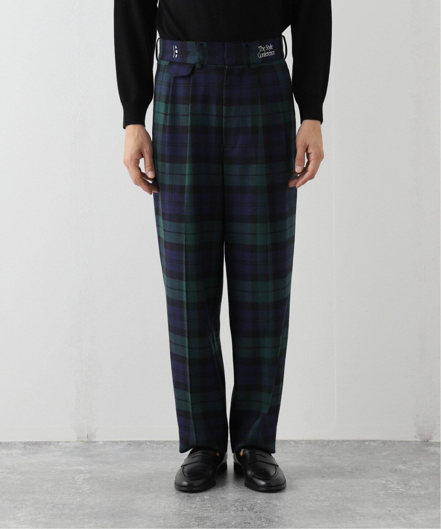 ADULT ORIENTED ROBES】Bond Ford ブラックウォッチ ワイド2タック 