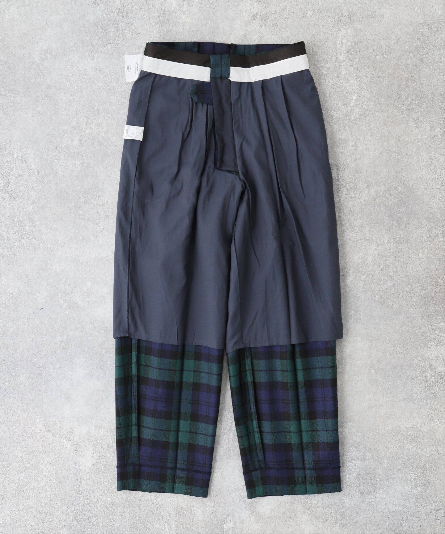 ADULT ORIENTED ROBES】Bond Ford ブラックウォッチ ワイド2タック 