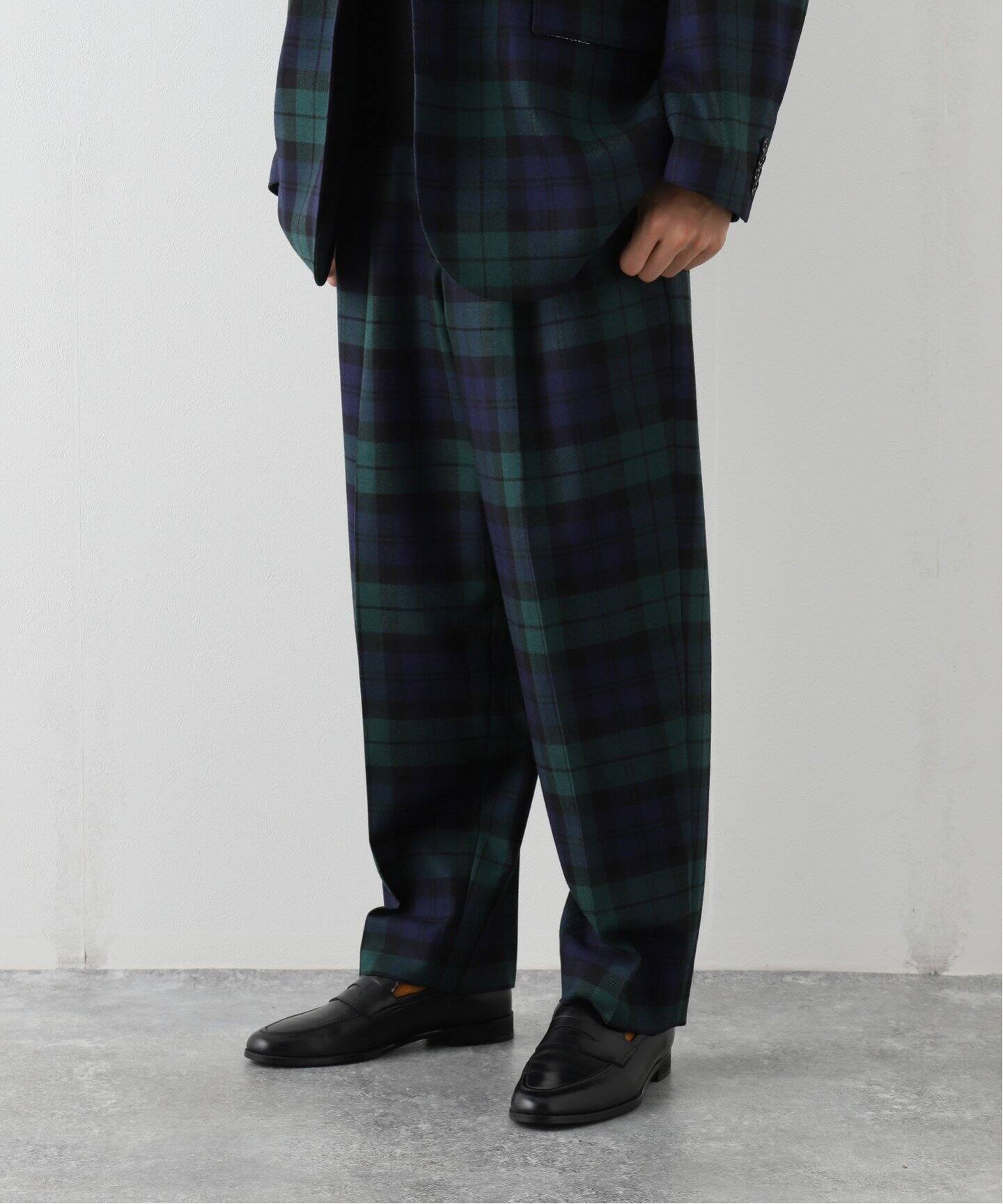 ADULT ORIENTED ROBES】Bond Ford ブラックウォッチ ワイド2タック 