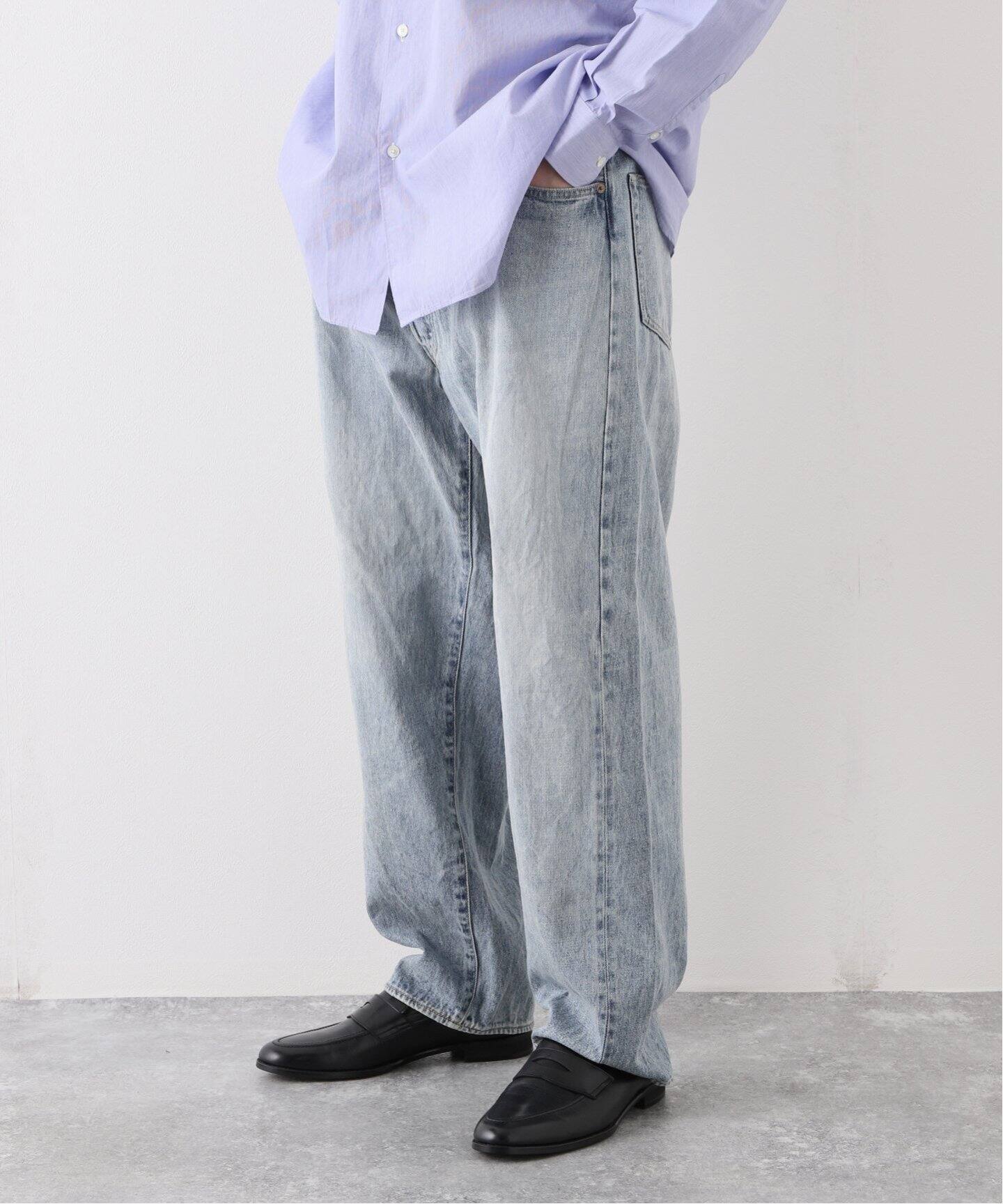 COMOLI コモリ Denim 5P Pant BLEACH 