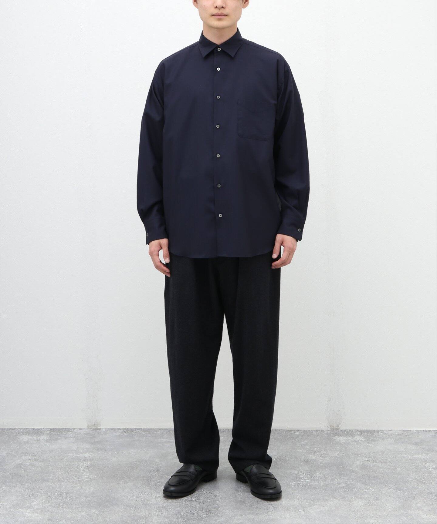 COMOLI / コモリ】リファインウール ドローストリングパンツ（その他  