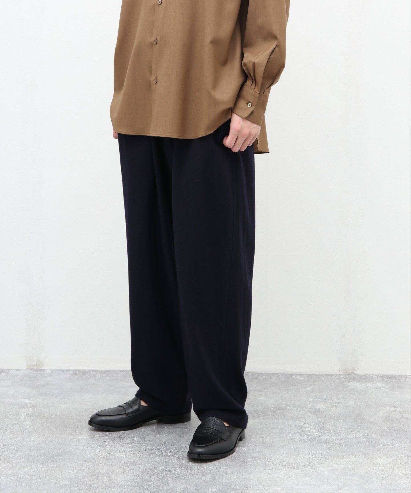 COMOLI / コモリ】リファインウール ドローストリングパンツ（その他  