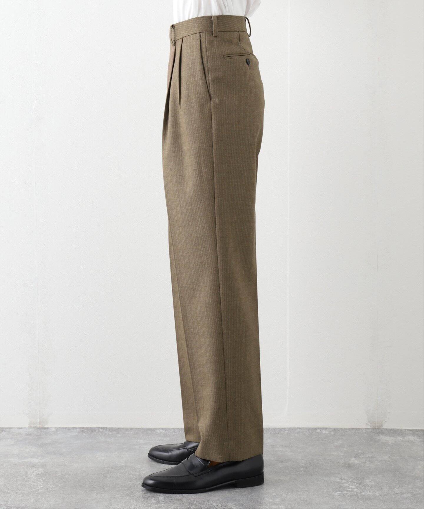 AURALEE / オーラリー】 BLUEFACED WOOL DOBBY STRIPE PT（その他 