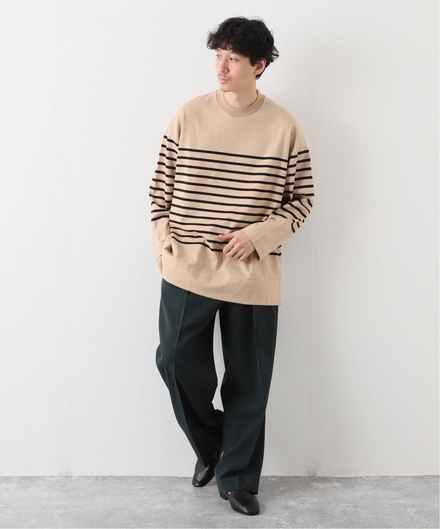 MARKAWARE / マーカウェア】 オーガニックウール ワイドトラウザース 