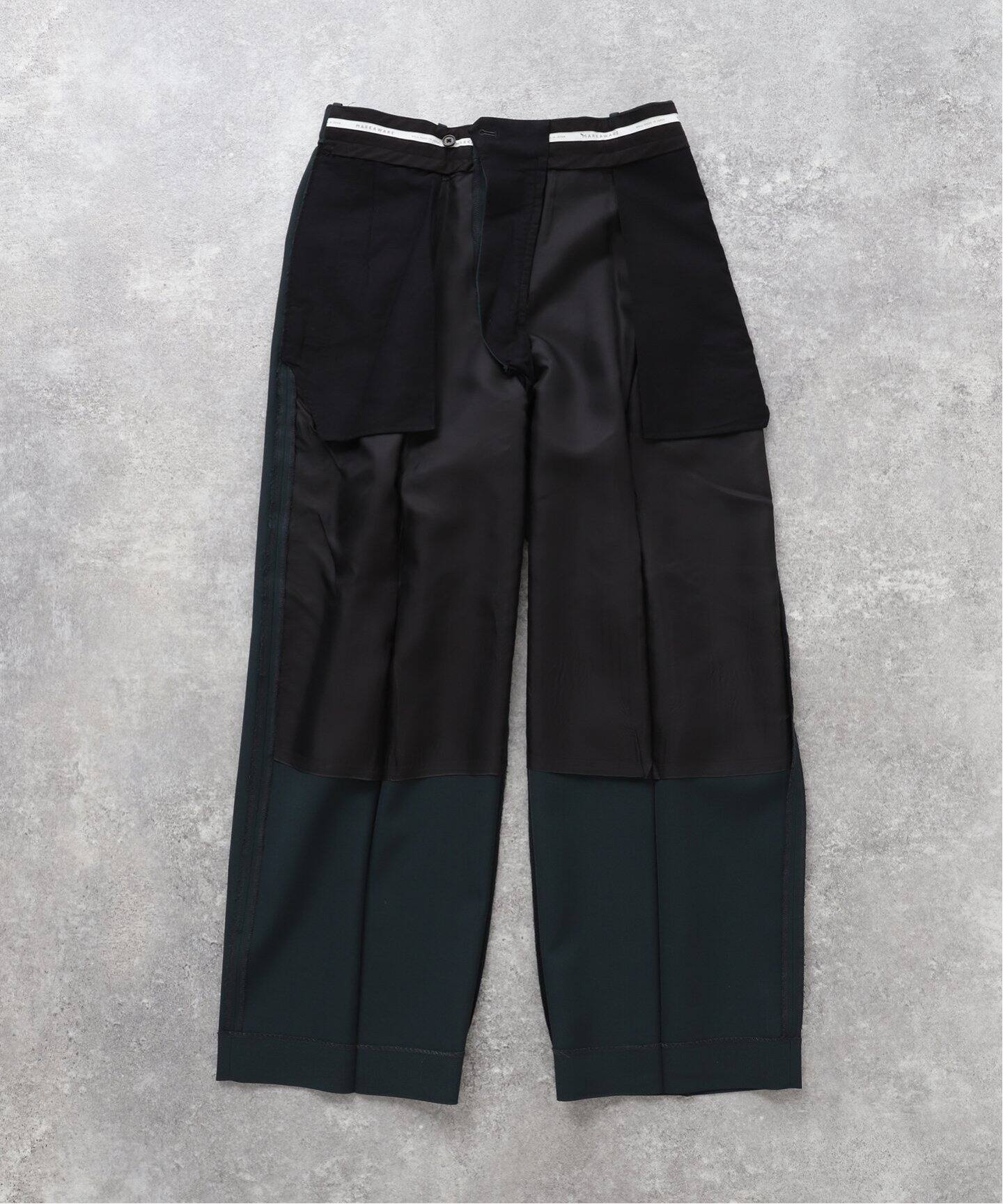 MARKAWARE / マーカウェア】 オーガニックウール ワイドトラウザース 