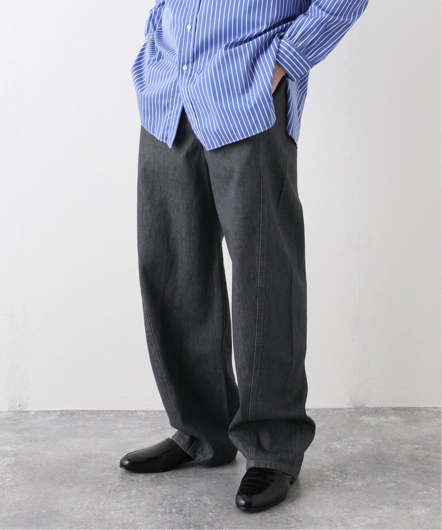 LEMAIRE / ルメール】 DENIM SAILOR PANTS BLK（デニムパンツ ｜スラックス