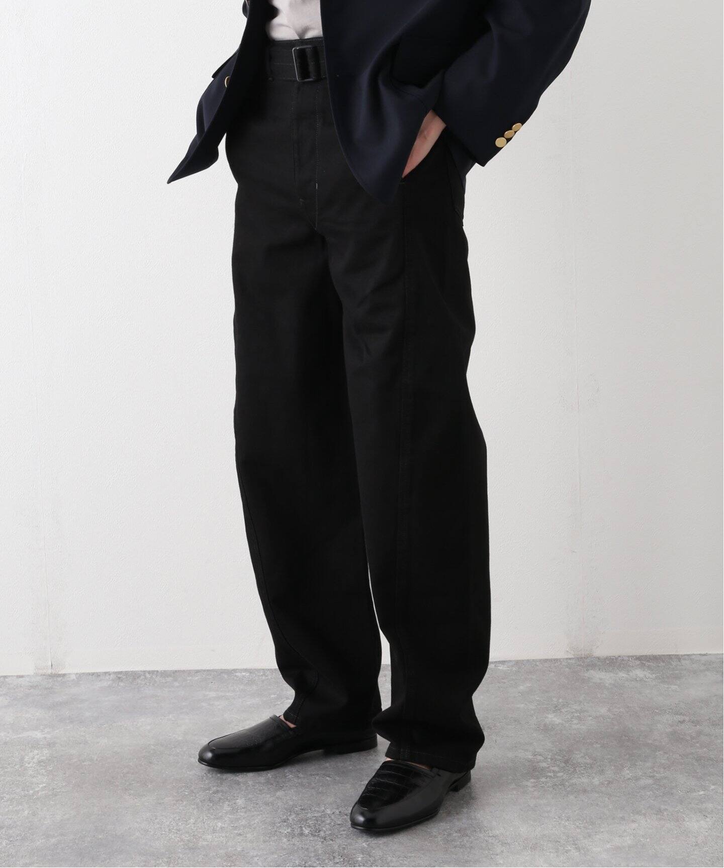 LEMAIRE / ルメール】TWISTED PANTS denim black（デニムパンツ 