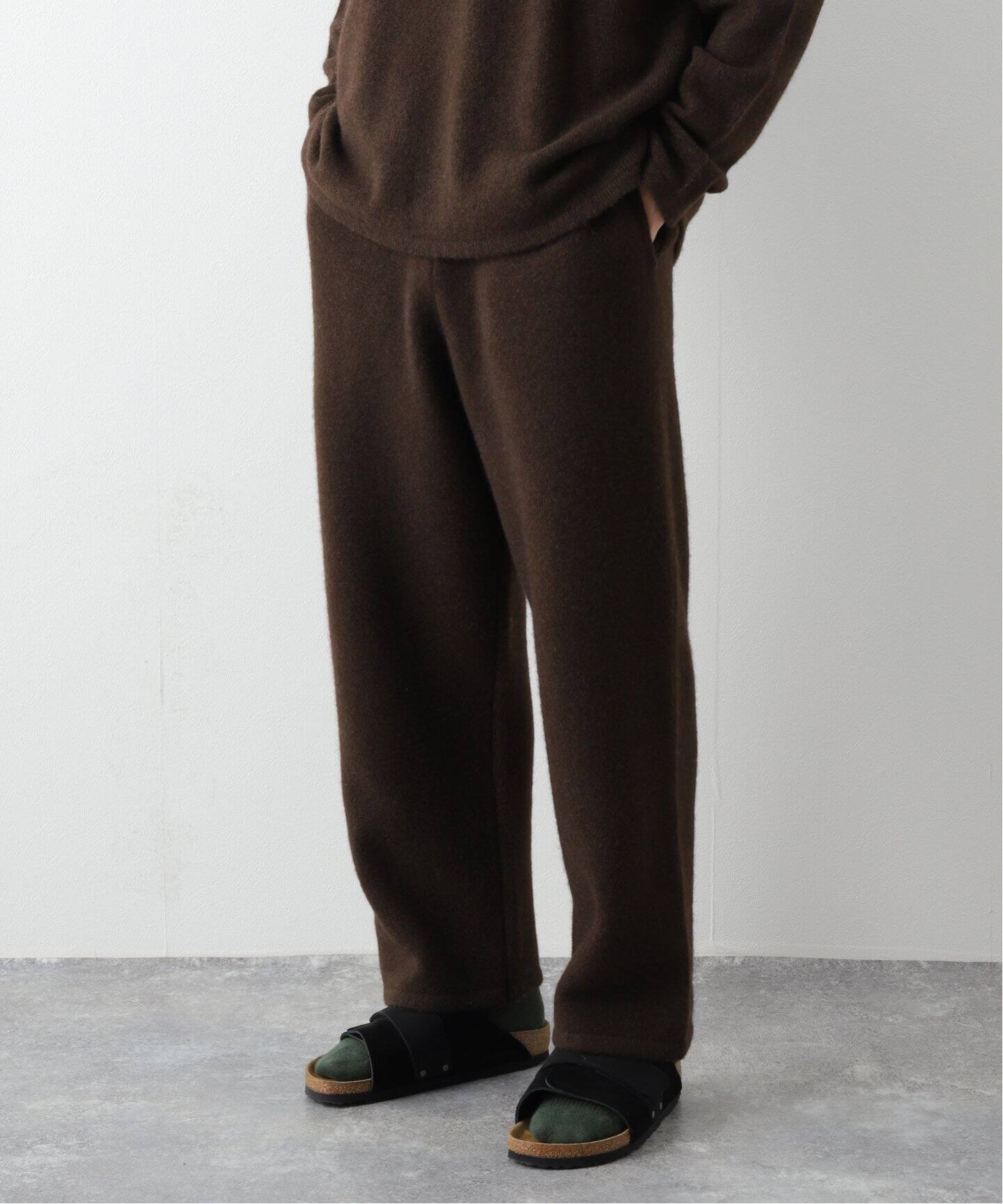 walenode / ウェルノード 】チベタンヤクミックス ニットパンツ  