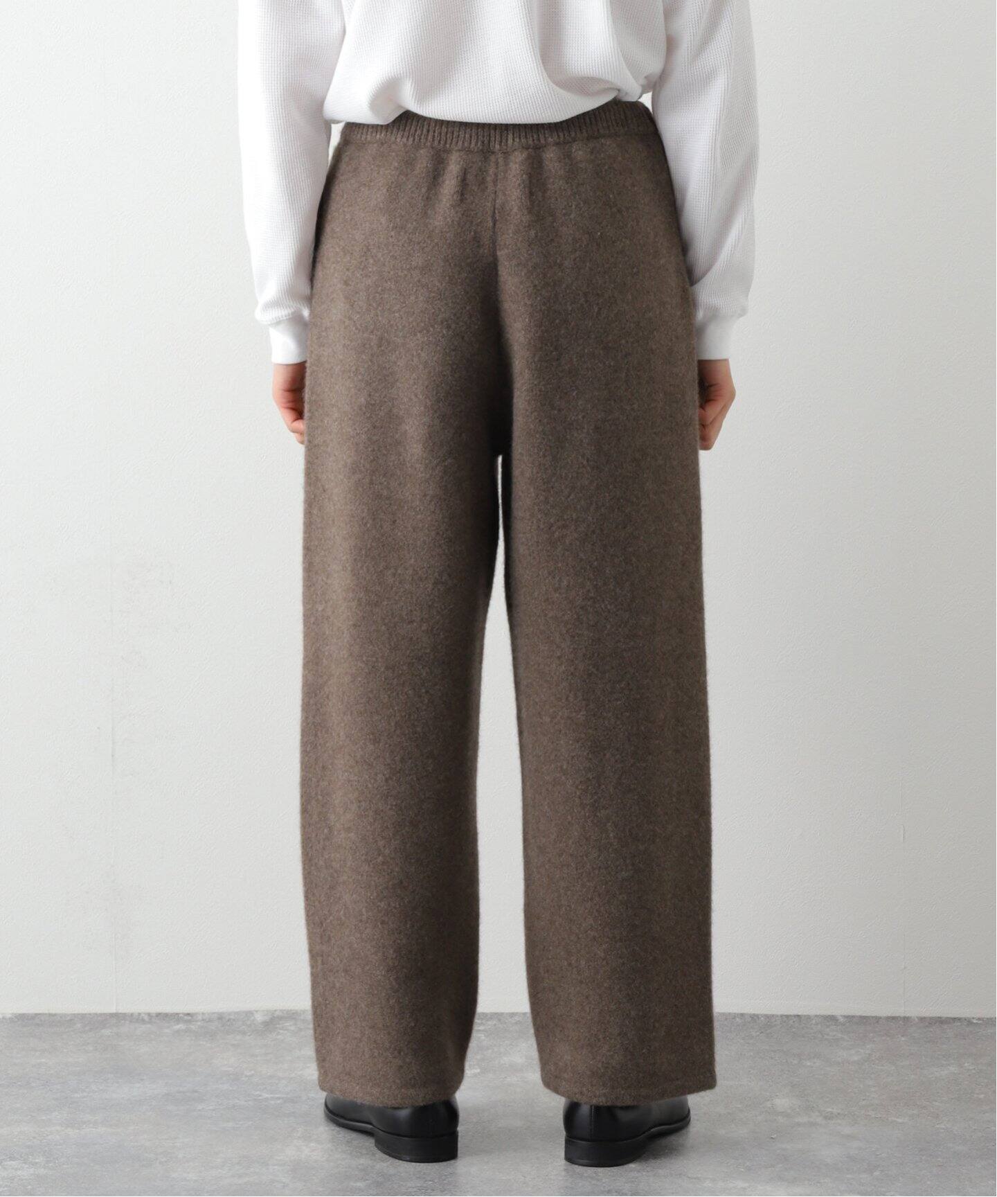 walenode / ウェルノード 】チベタンヤクミックス ニットパンツ  