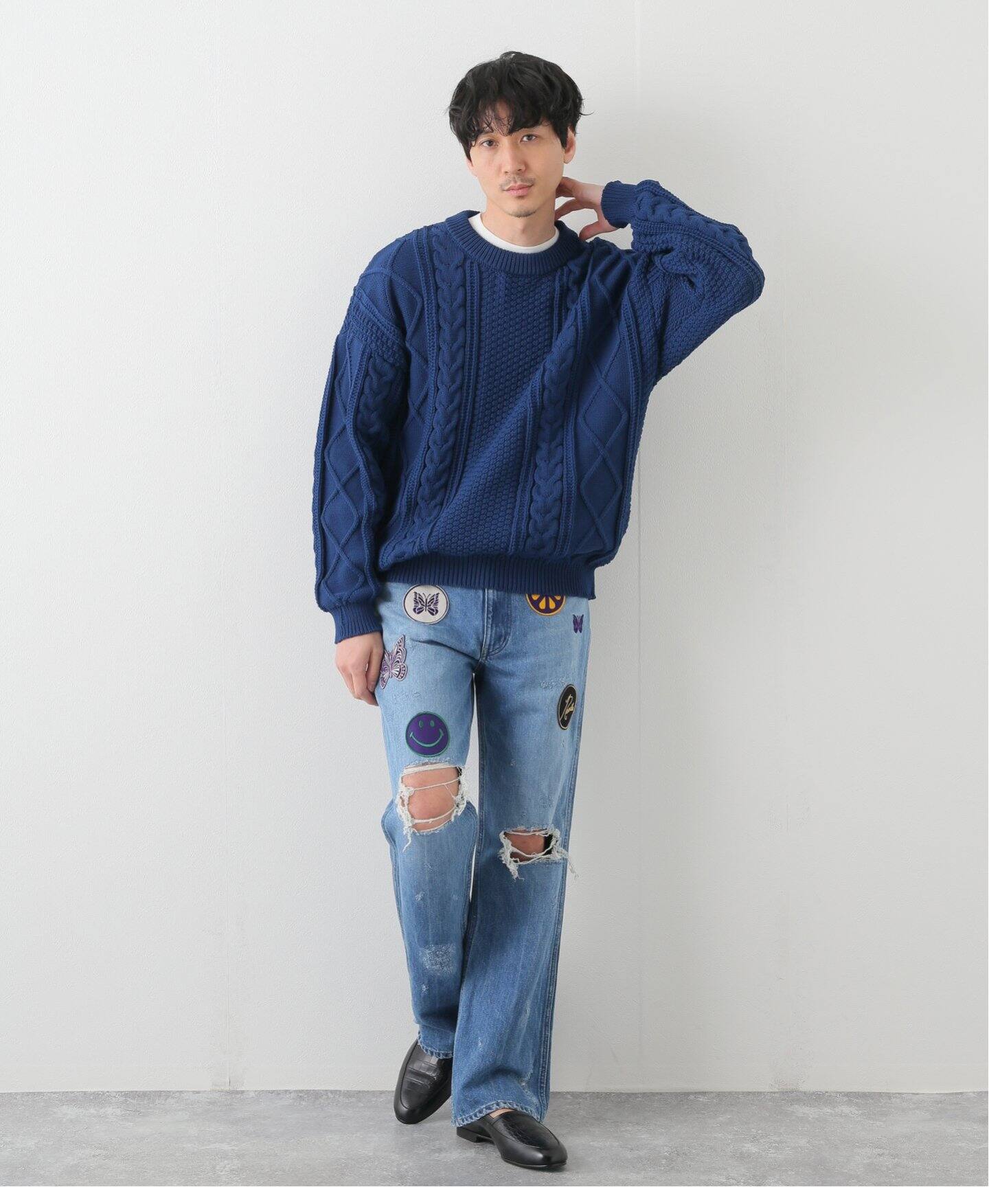 NEEDLES / ニードルズ】Assorted Patches Boot-Cut Jean（デニムパンツ 