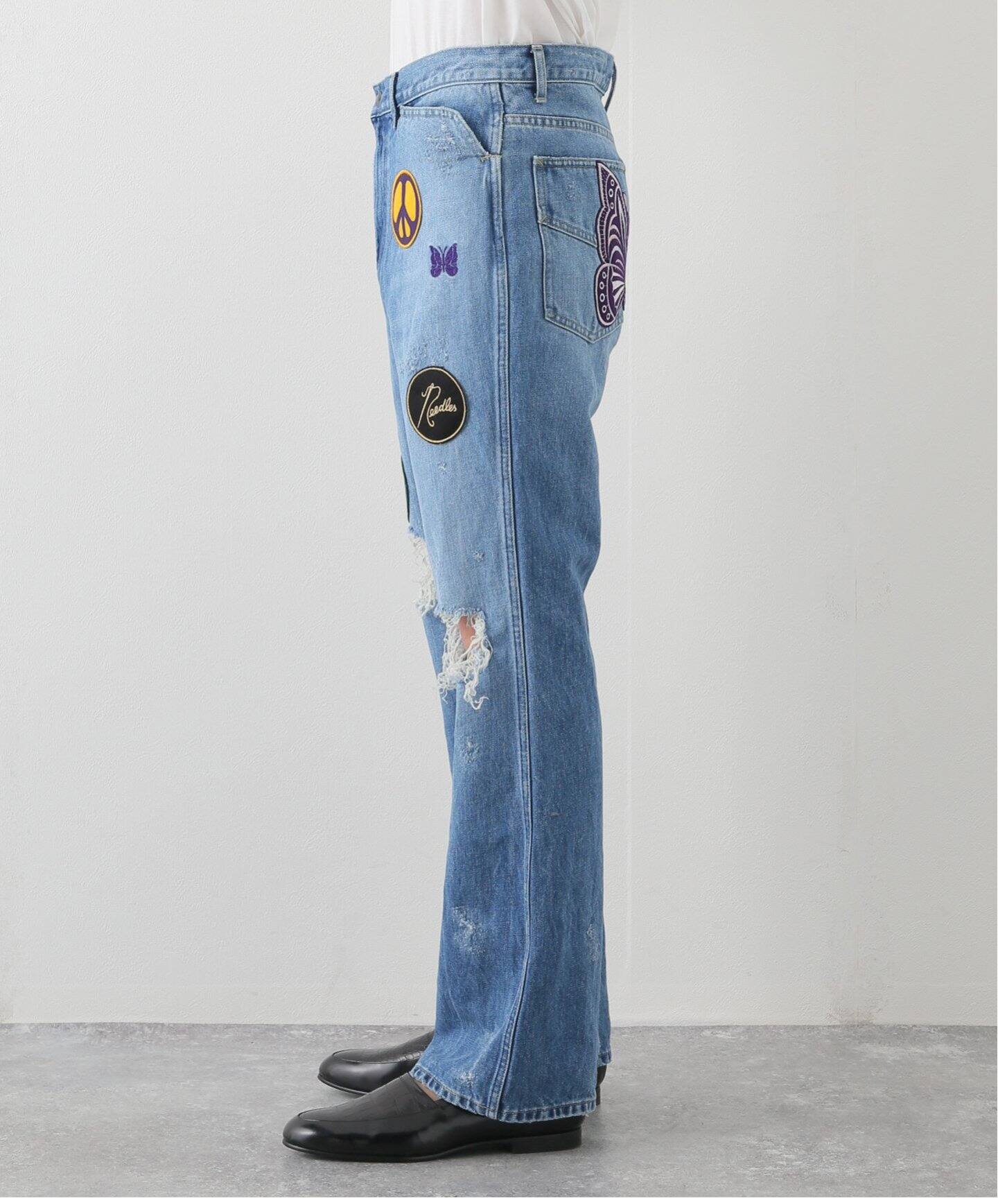 NEEDLES / ニードルズ】Assorted Patches Boot-Cut Jean（デニムパンツ  