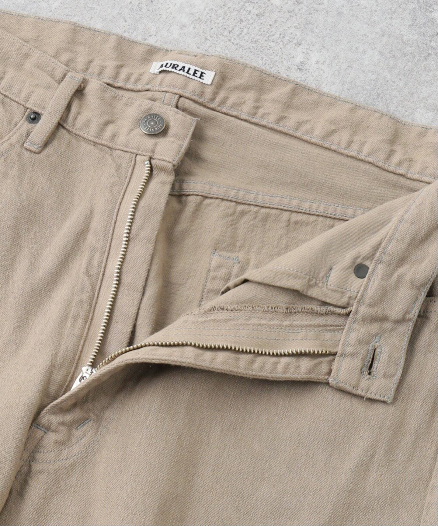 AURALEE / オーラリー】BOTANICAL DYED SELVEDGE DENIM PANTS（デニム
