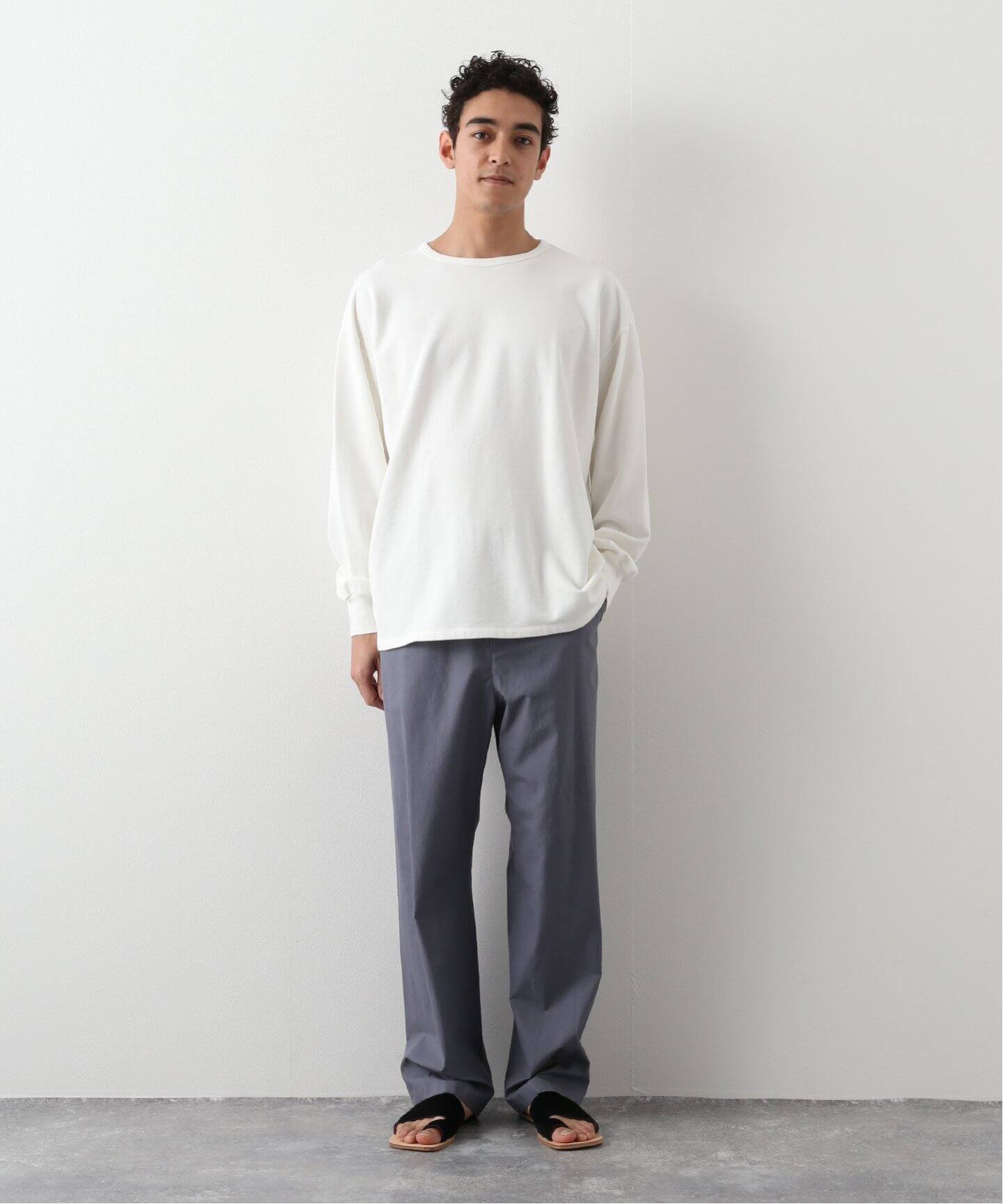 AURALEE WASHED FINX TWILL EASY WIDEPANTS（AURALEE (オーラリー  