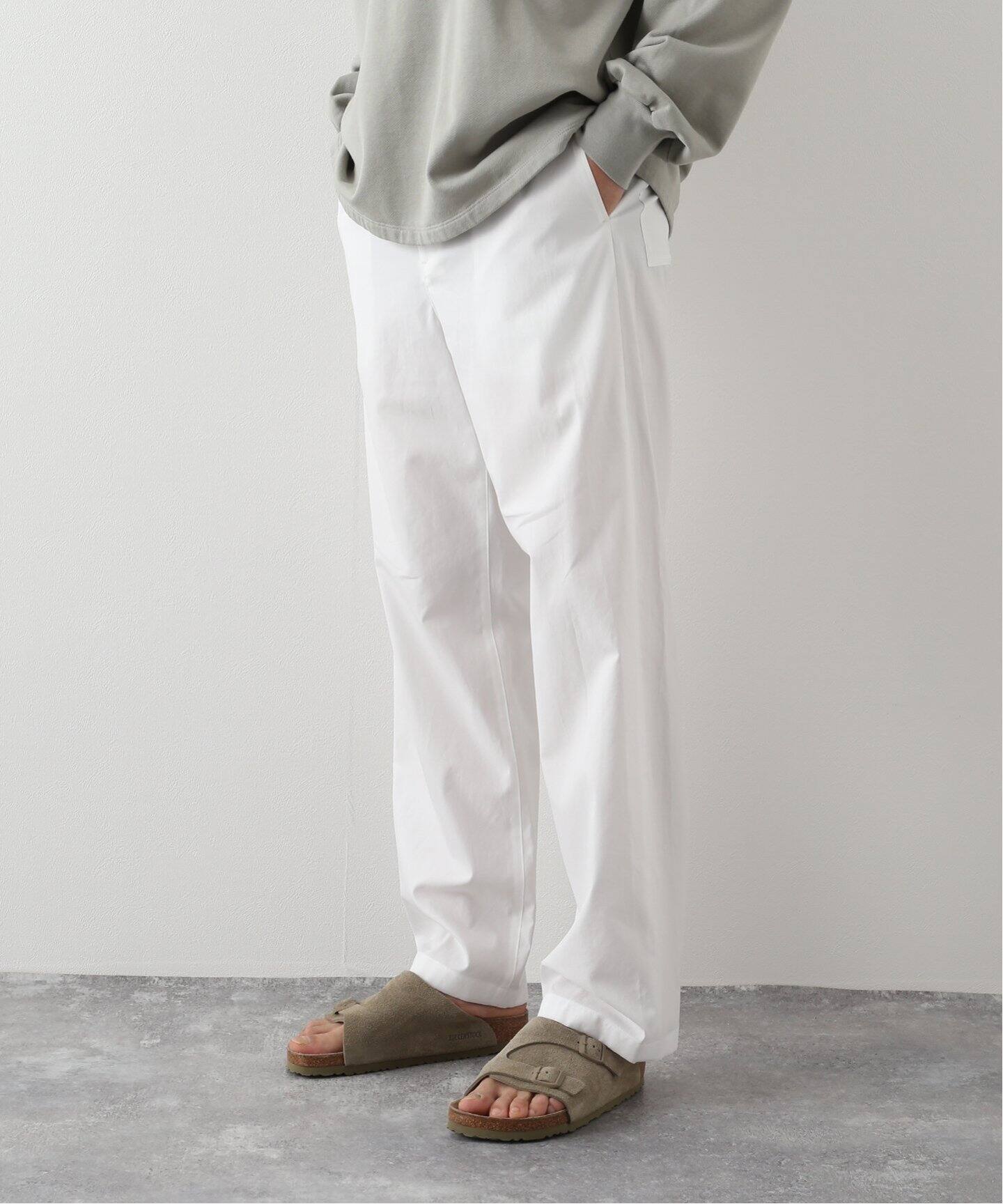 AURALEE / オーラリー】 WASHED FINX TWILL EASY WIDE PT（スラックス 