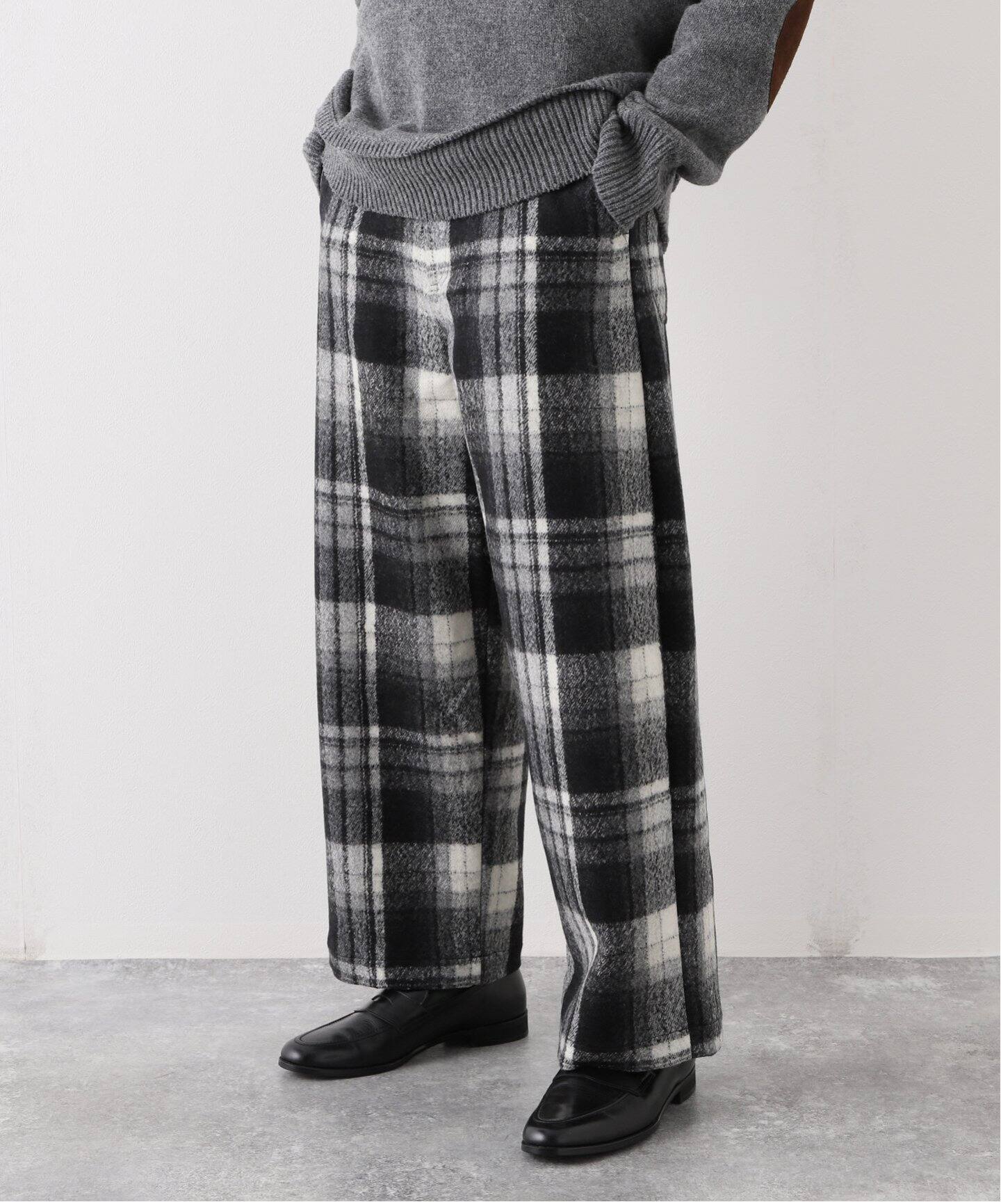 スタジオニコルソン RORO BOILED WOOL 小さくっ BOUCLE SHIRTS