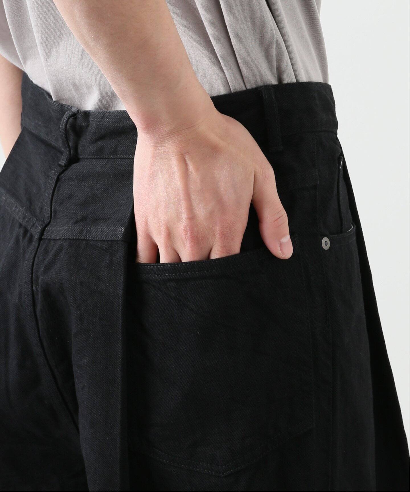 URU / ウル】COTTON DENIM (ONE WASH) - TUCK WIDE（その他パンツ 