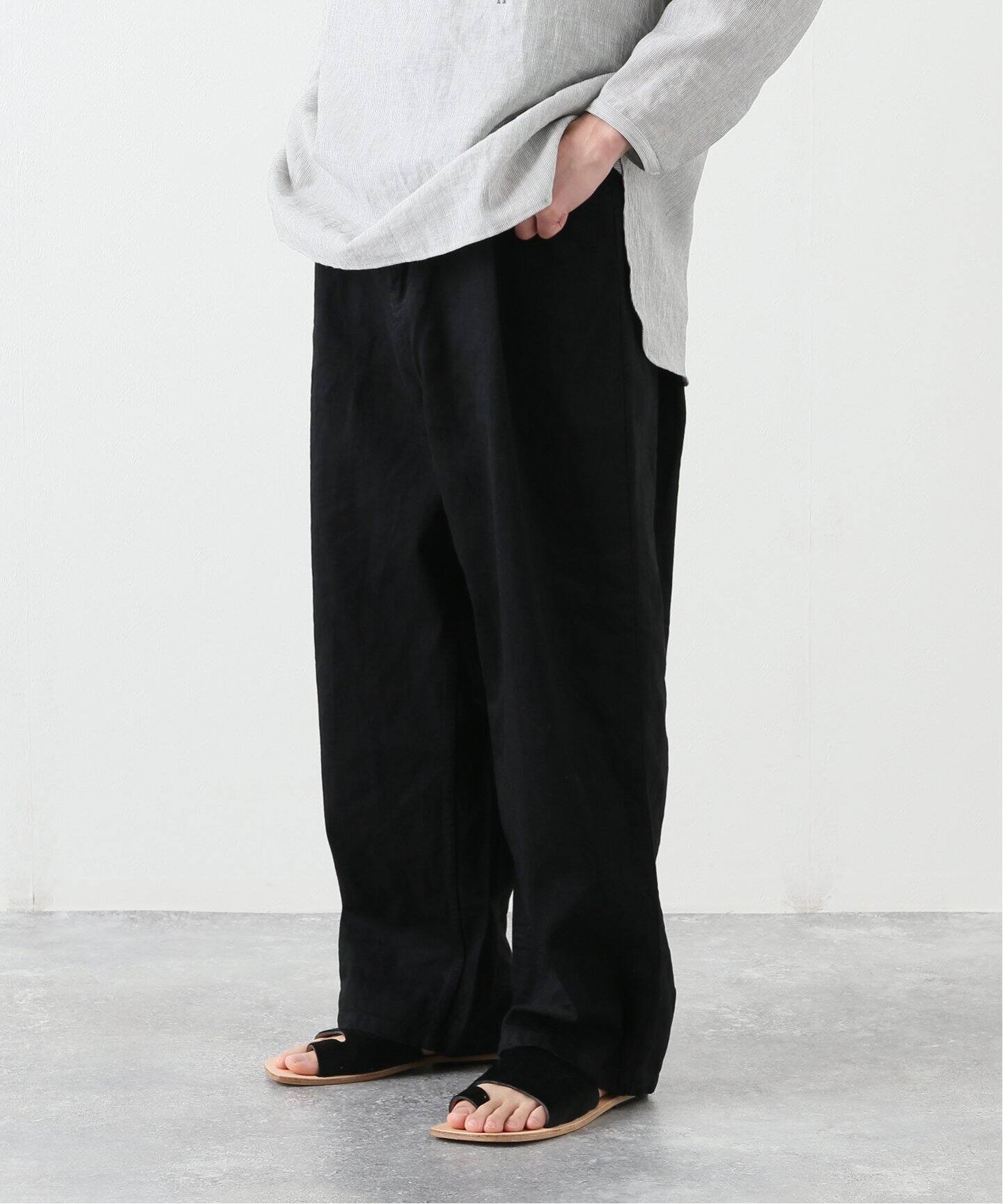 URU / ウル】COTTON DENIM (ONE WASH) - TUCK WIDE（その他パンツ 