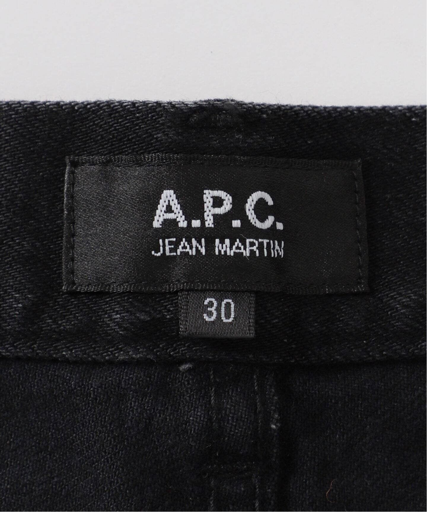 A.P.C. / アーペーセー】別注 MARTIN ブラックデニム|EDIFICE ...