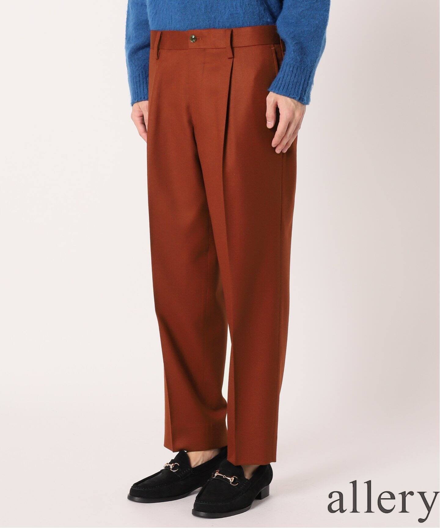 allery / アレリ―】Solid Slacks リラックス ”3シルエット展開