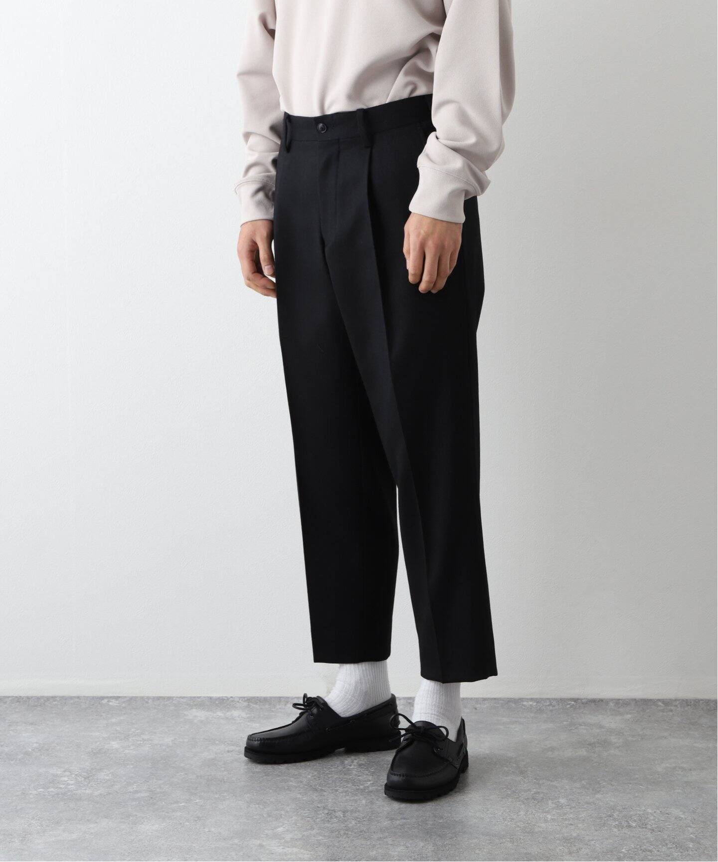 allery / アレリ―】Solid Slacks リラックス ”3シルエット展開