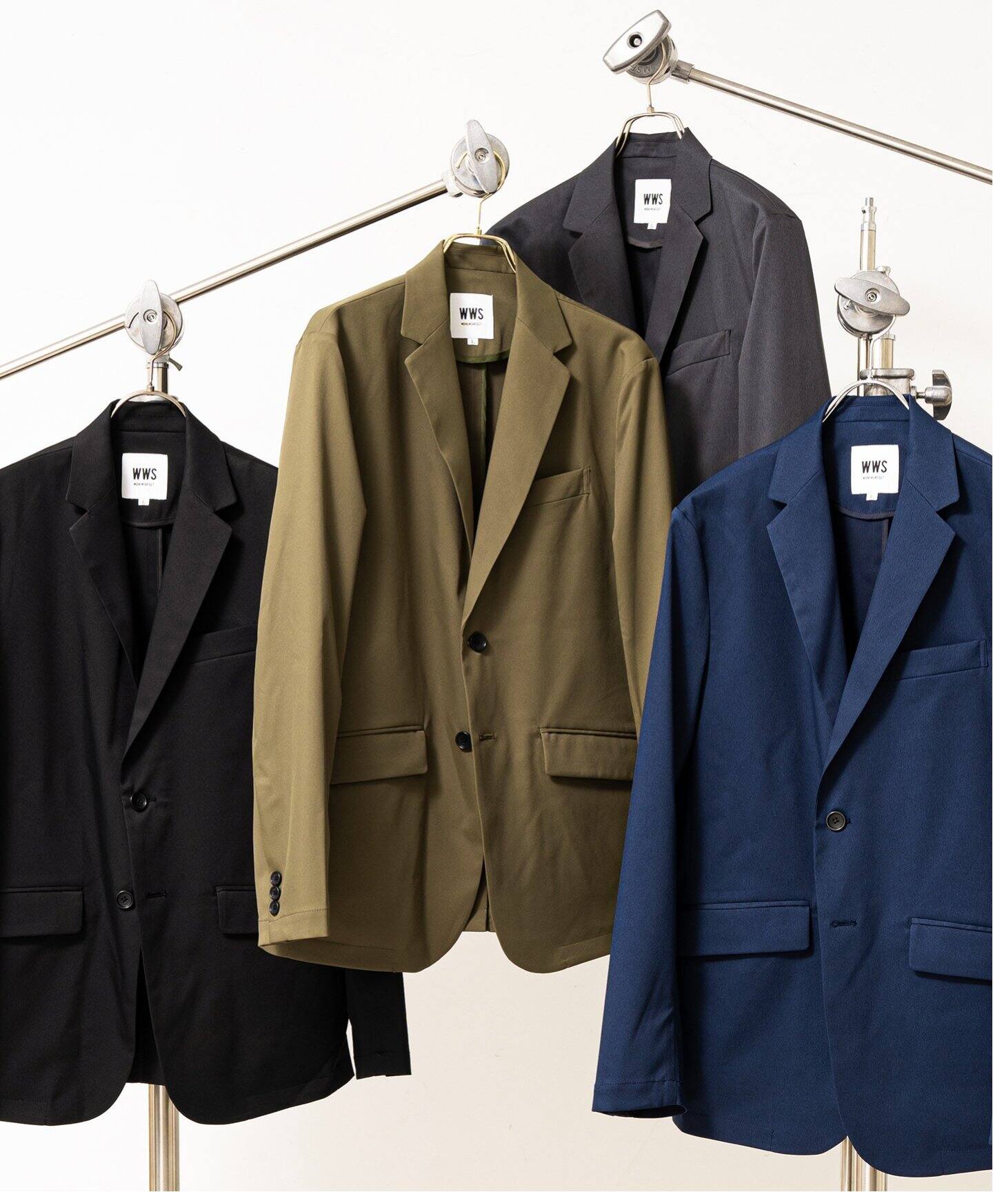 【美品】WWS ワークウェアスーツ 417別注 for ANA セットアップL WWS / ワークウェアスーツ】417別注 for ANA ver2.5 パンツ