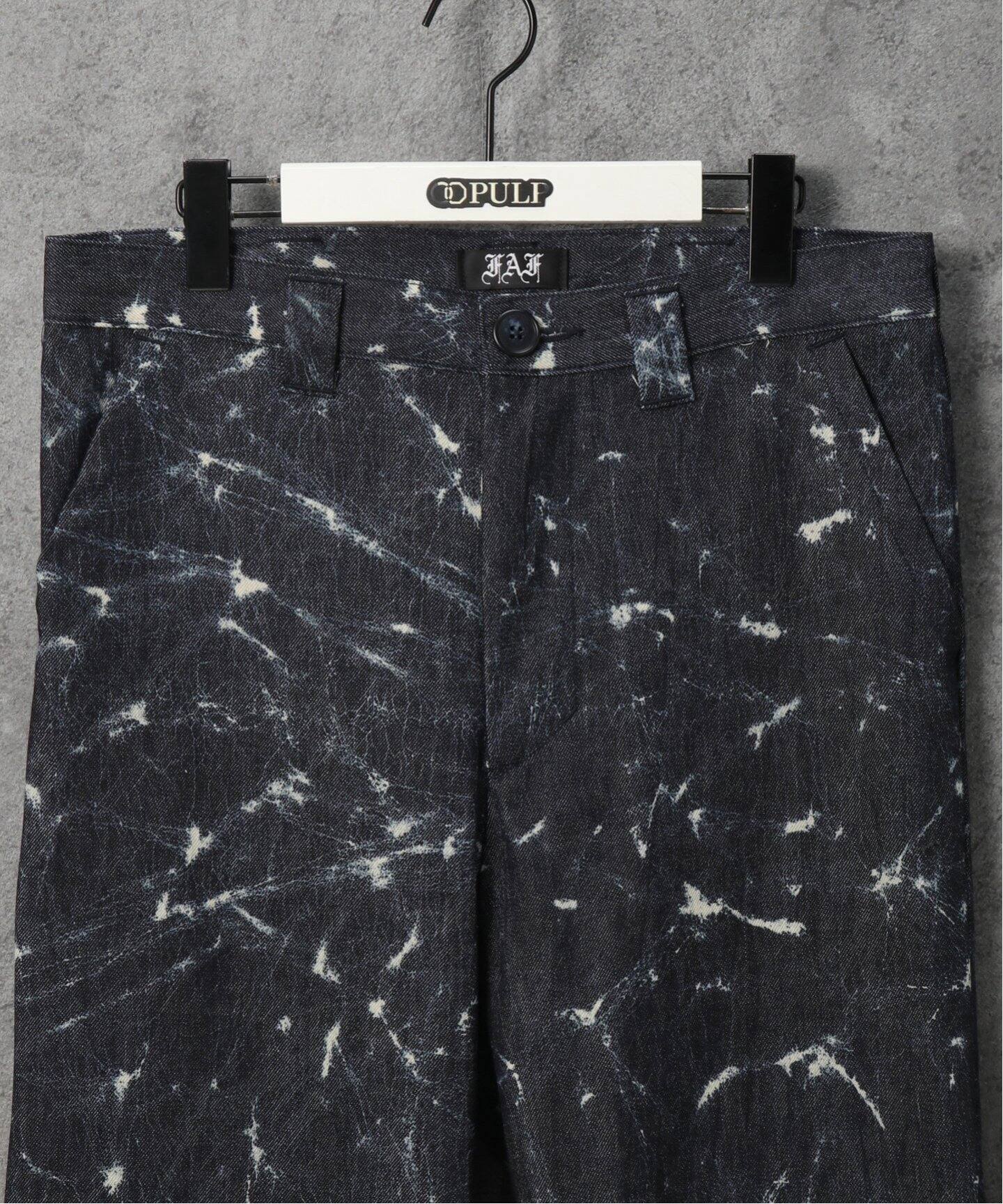 FAF (FAKE ASS FLOWERS) / フェイク アス フラワーズ】BLEACHED DEDNIM  