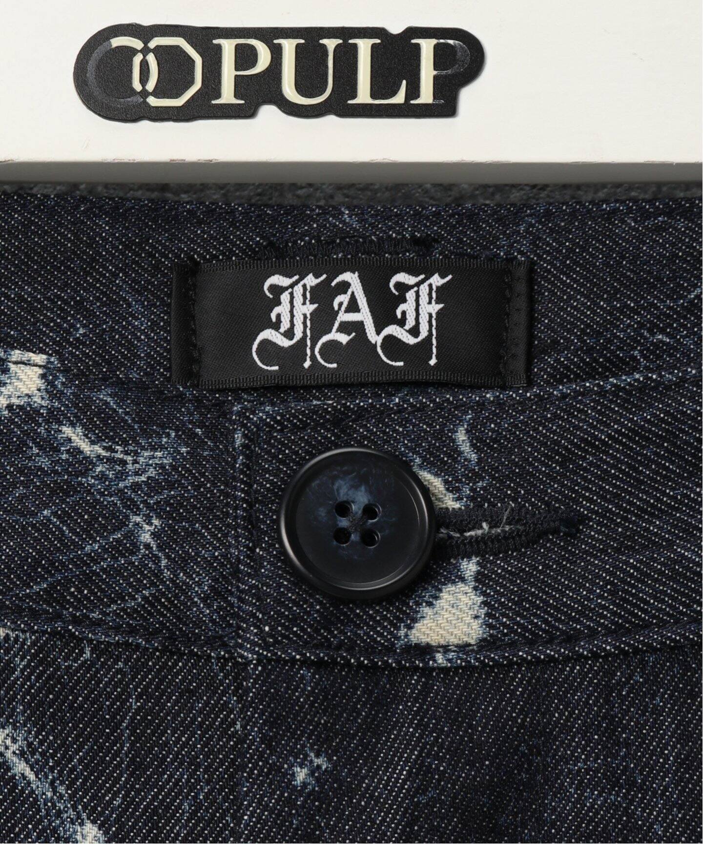 FAF (FAKE ASS FLOWERS) / フェイク アス フラワーズ】BLEACHED DEDNIM 