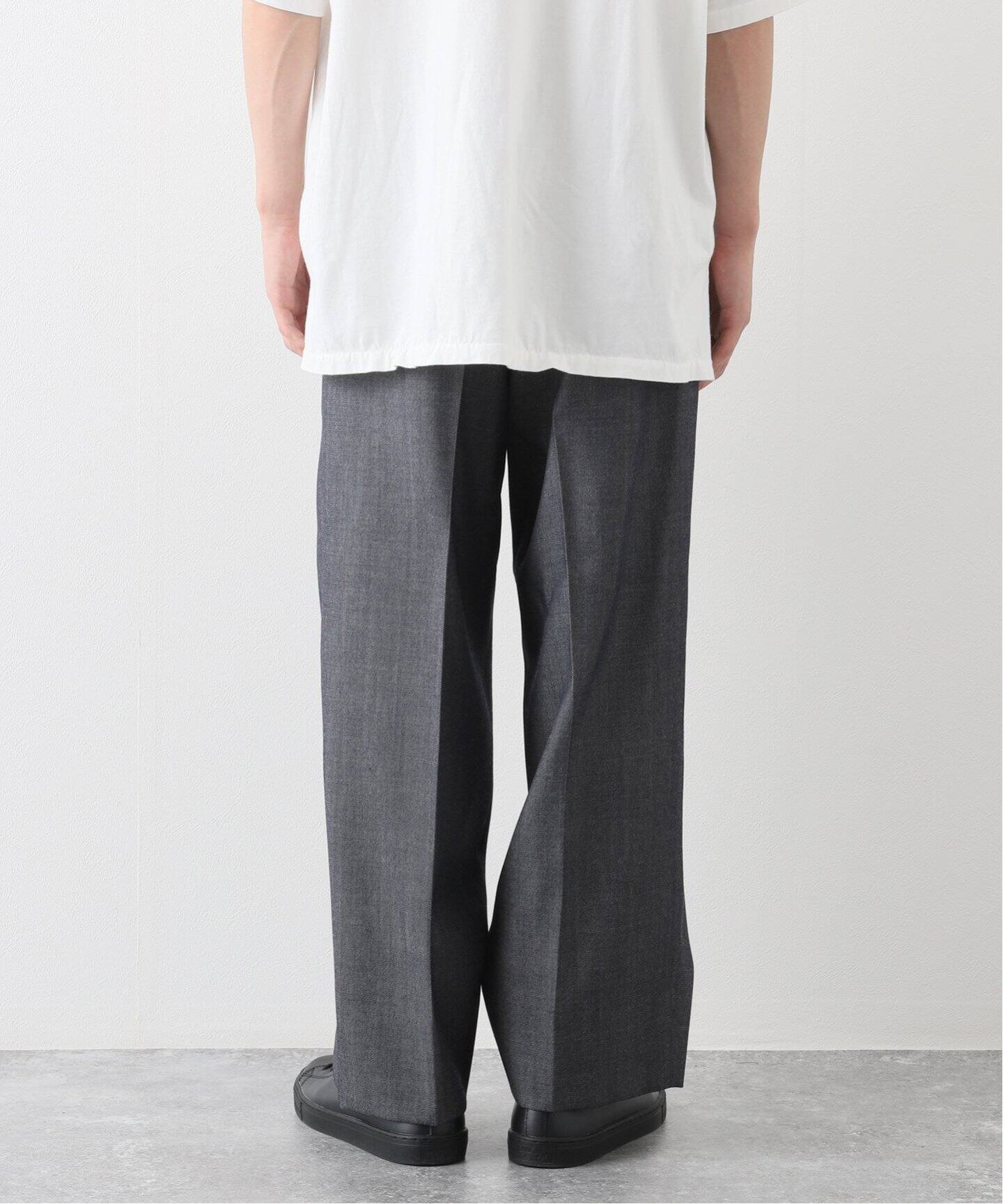 NEONSIGN / ネオンサイン】WIDE DENIM SLACKS WOOL（デニム 