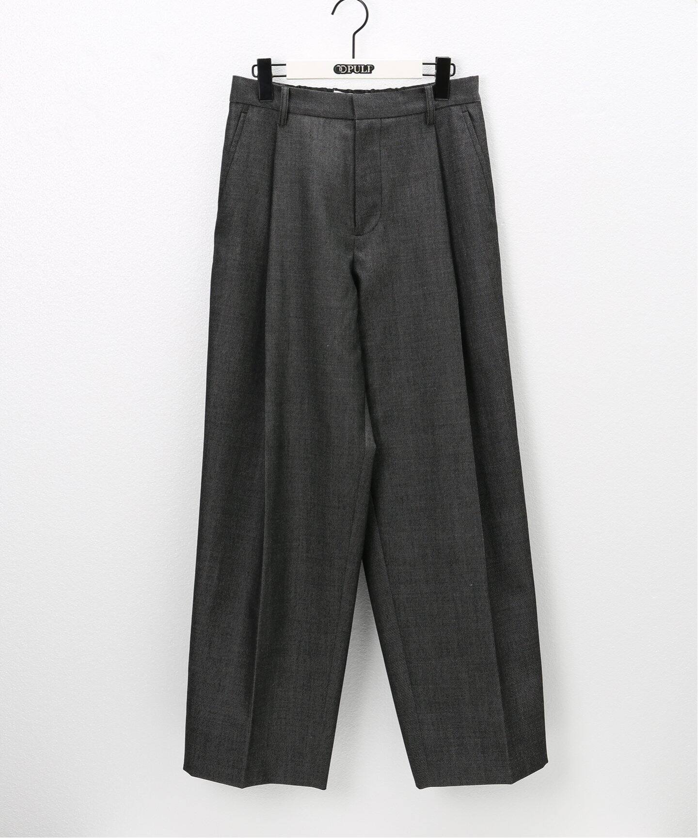 NEONSIGN / ネオンサイン】WIDE DENIM SLACKS WOOL（デニム 