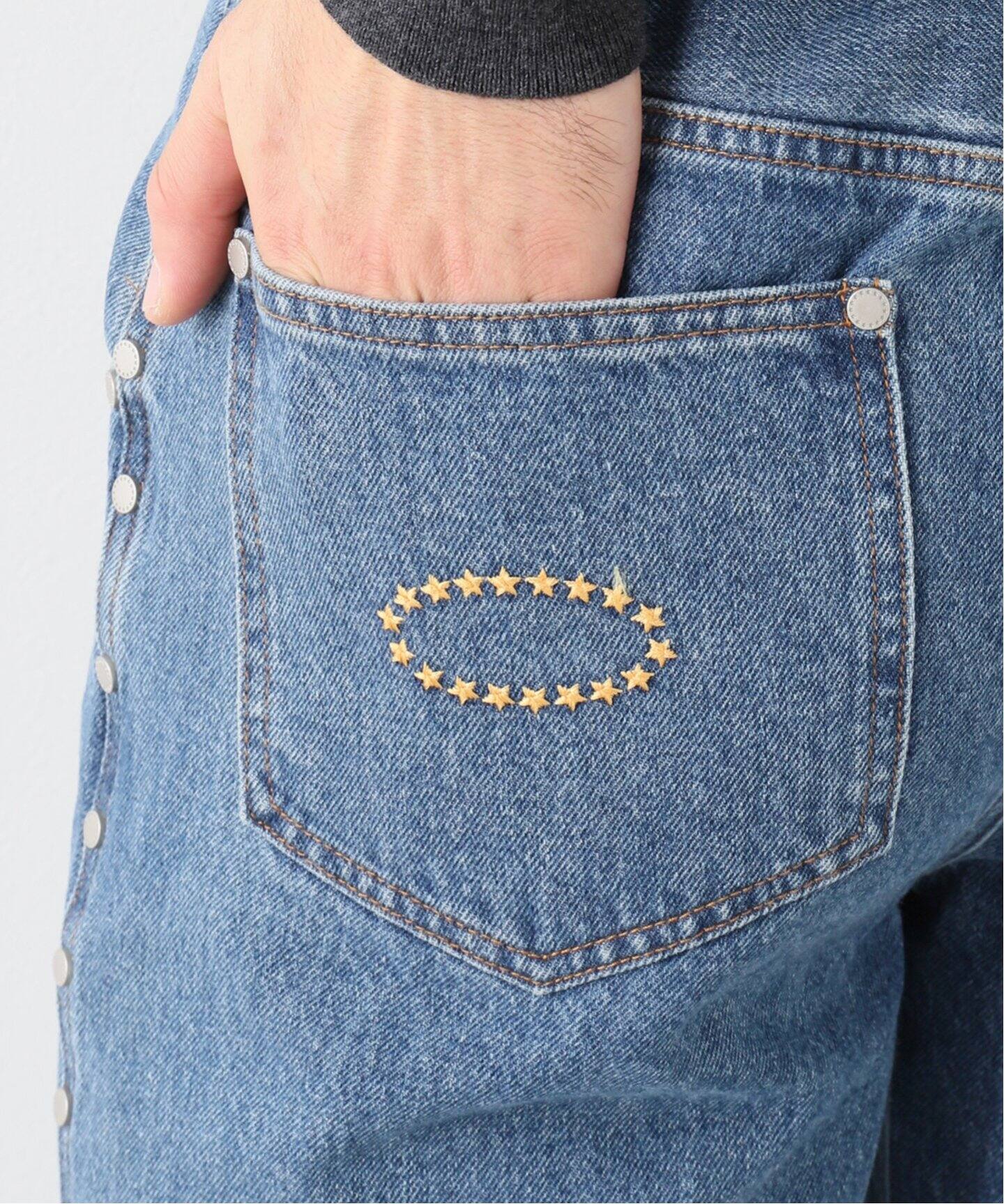 AFB / エーエフビー】 BAGGY STUDS DENIM PANTS（デニムパンツ  