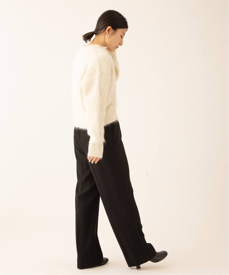 追加》ウォッシャブルバックサテンワイドパンツ（その他パンツ 