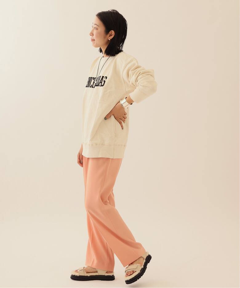 追加》ウォッシャブルバックサテンワイドパンツ（その他パンツ 