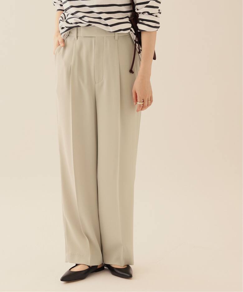 追加2》ウォッシャブルバックサテンワイドパンツ（その他パンツ 