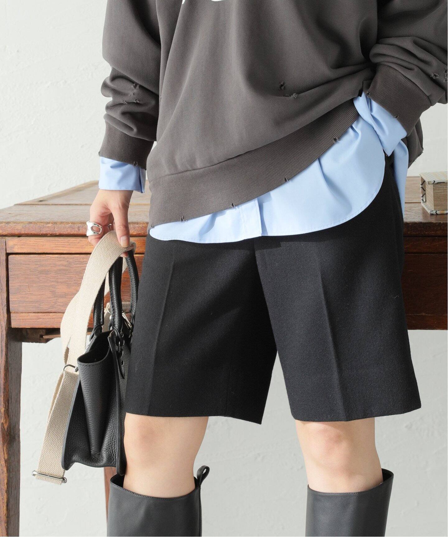 ウールミックスハーフパンツ（ショート・ハーフパンツ）｜JOURNAL  