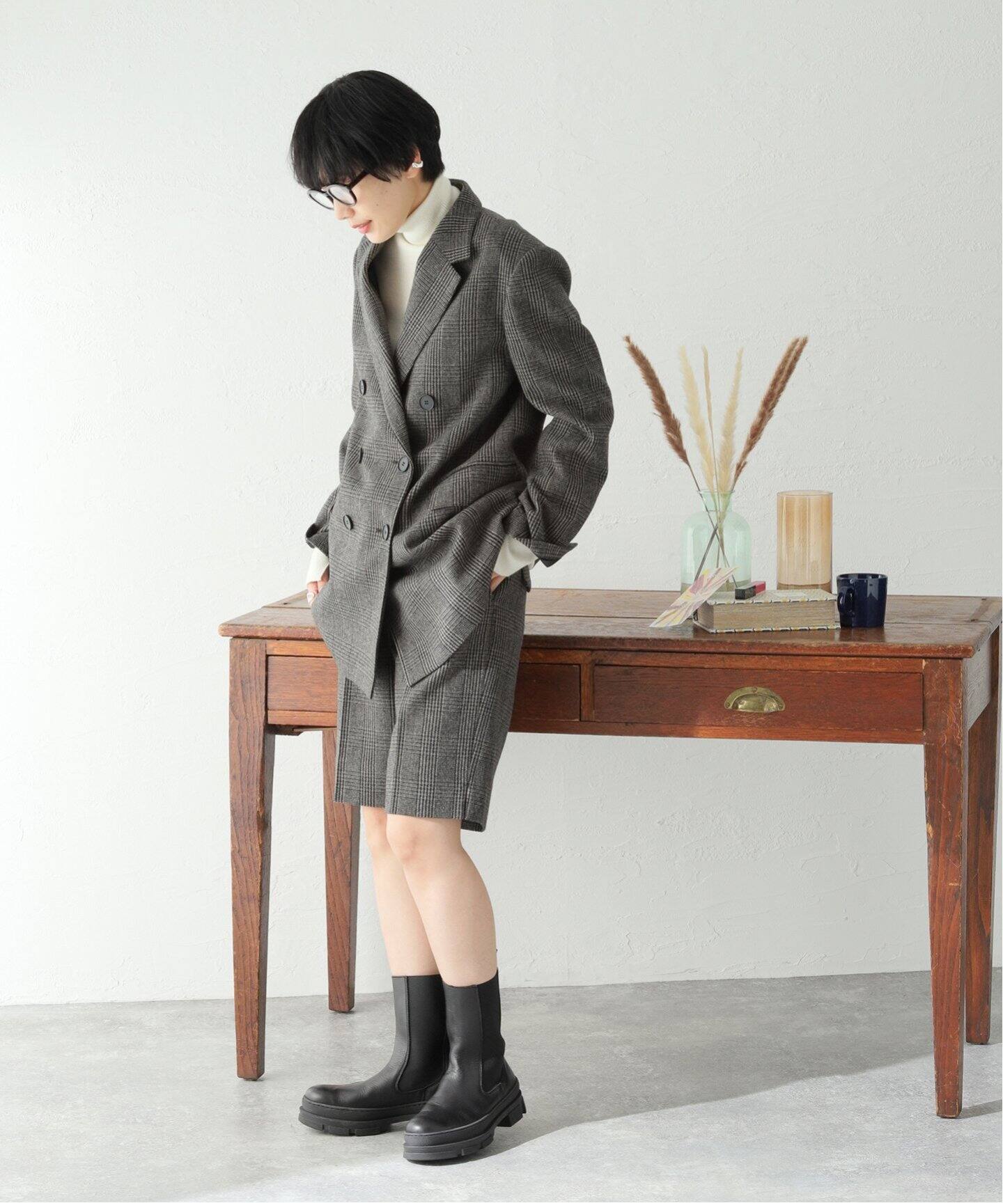 ウールミックスハーフパンツ（ショート・ハーフパンツ  