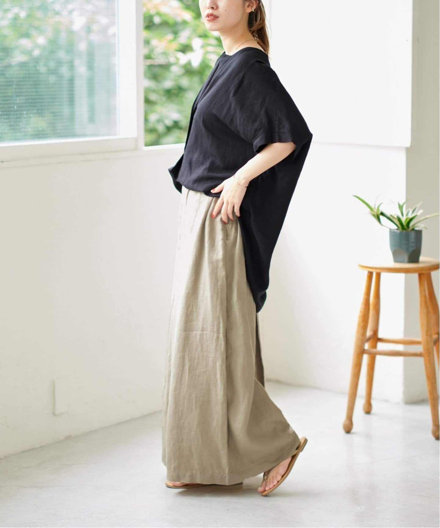 JOURNAL  STANDARD  リネン　タックキュロット　サイズ34 ジャーナルスタンダード リネンタックキュロット 34