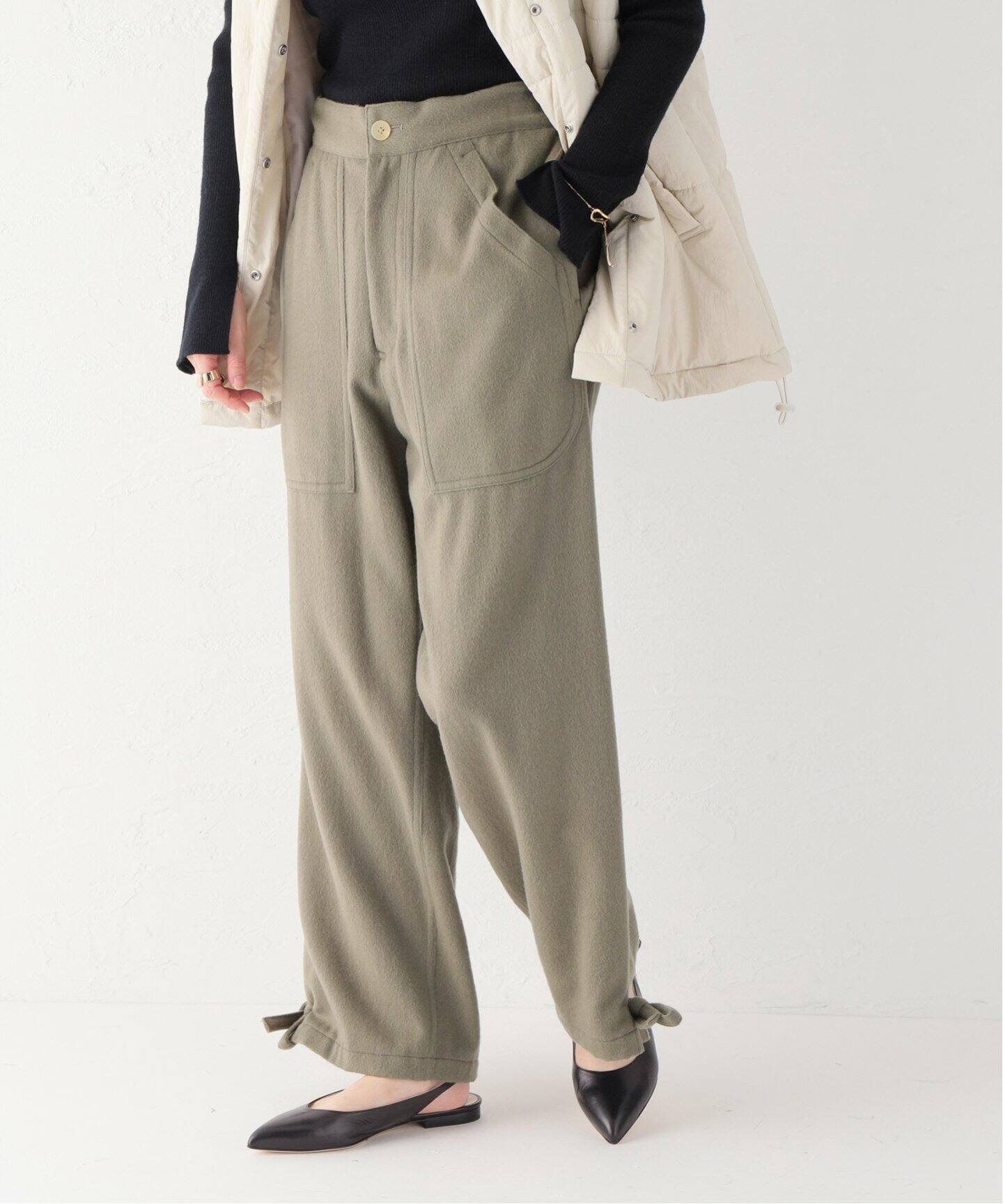 SEEALL / シーオール】MILITARY BELTED PANTS:パンツ（その他パンツ 