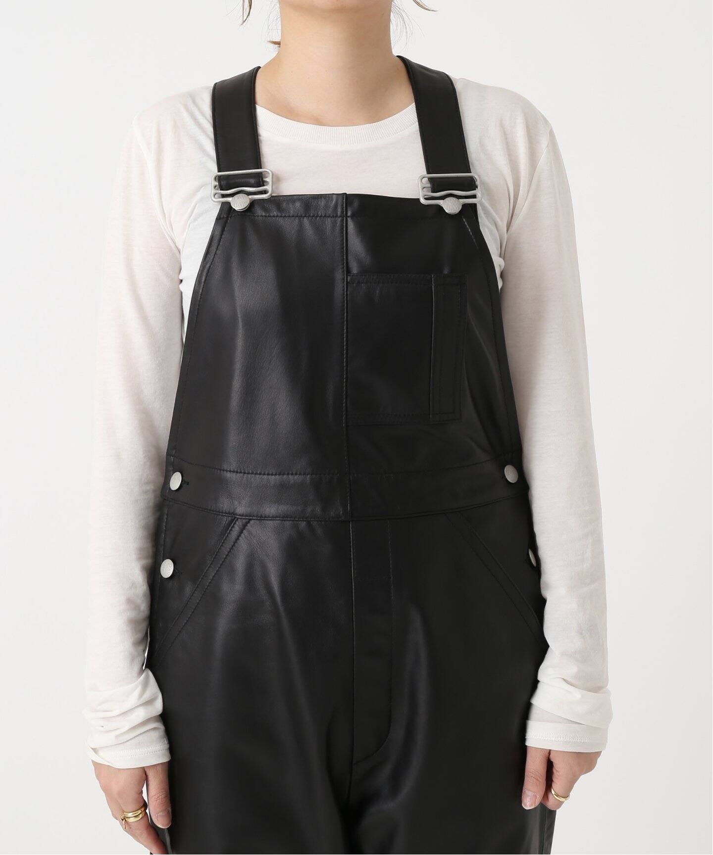 KADOYA レザーオーバーオール KADOYA カドヤ レザー オーバーオール 牛革